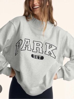 Parke X Set Active Light Gray Mockneck - special edition